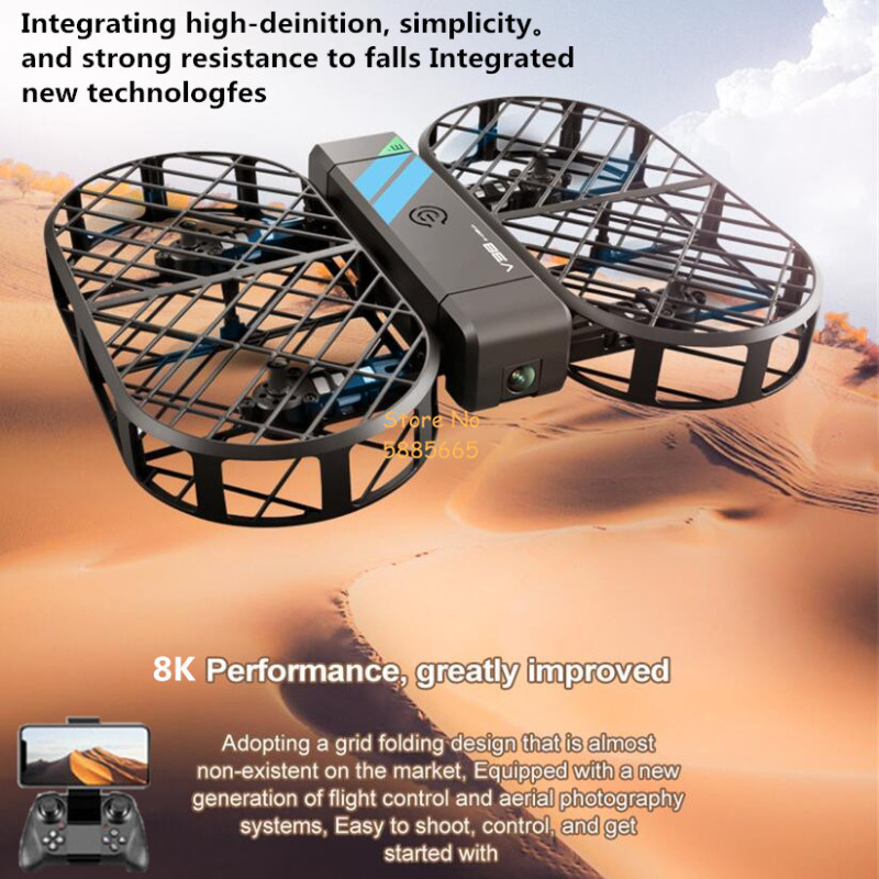 Drone Rc App - كاميرا 8K عالية الدقة 360 °