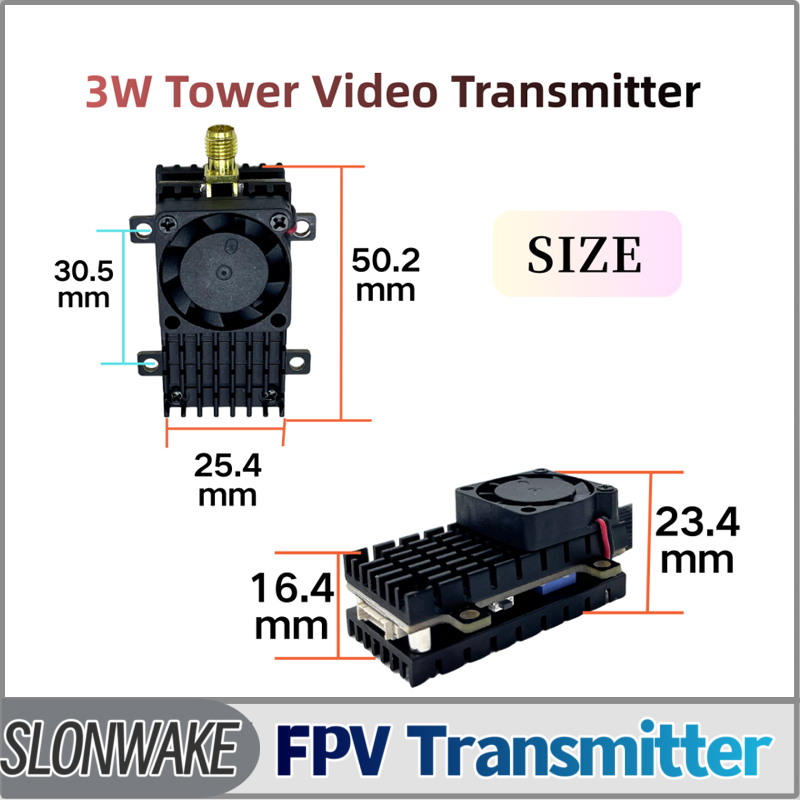 Drone Rc Simulator - SLONWAKE 5.8G 3000mW محاكاة VTX FPV
