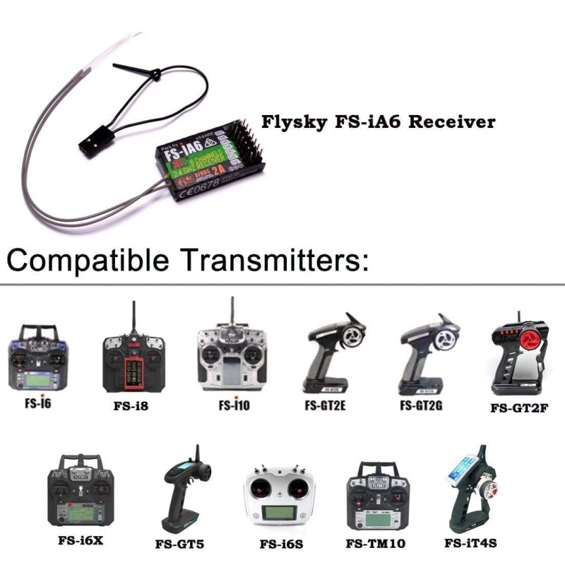 جهاز استقبال Flysky FS-IA6 6CH - مراجعة Drone Rc Racing وسعره
