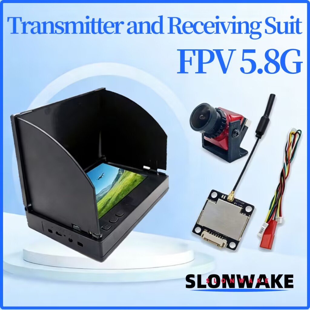 طقم SLONWAKE FPV مع جهاز إرسال - مراجعة Drone Frame 5 Inch وسعره