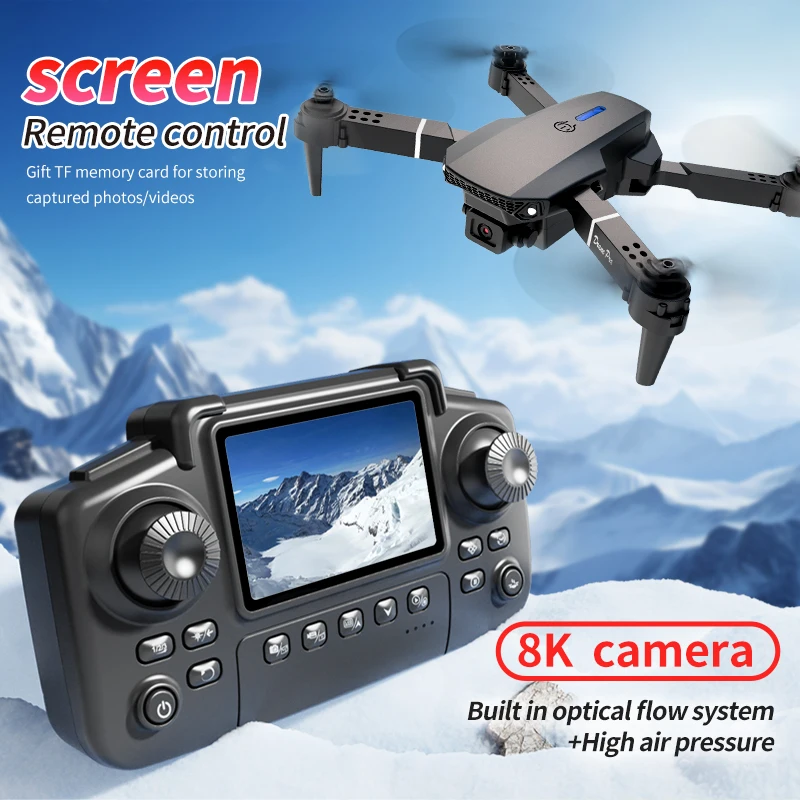 طائرة بدون طيار احترافية E88 P - مراجعة Drone Rc Land وسعره
