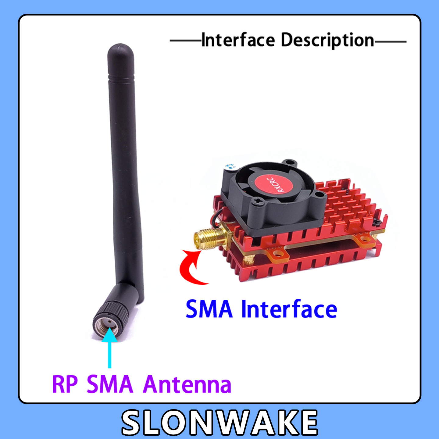 كاميرا SLONWAKE 5.8G 2W VTX FP - مراجعة Joystick Rc Drone وسعره