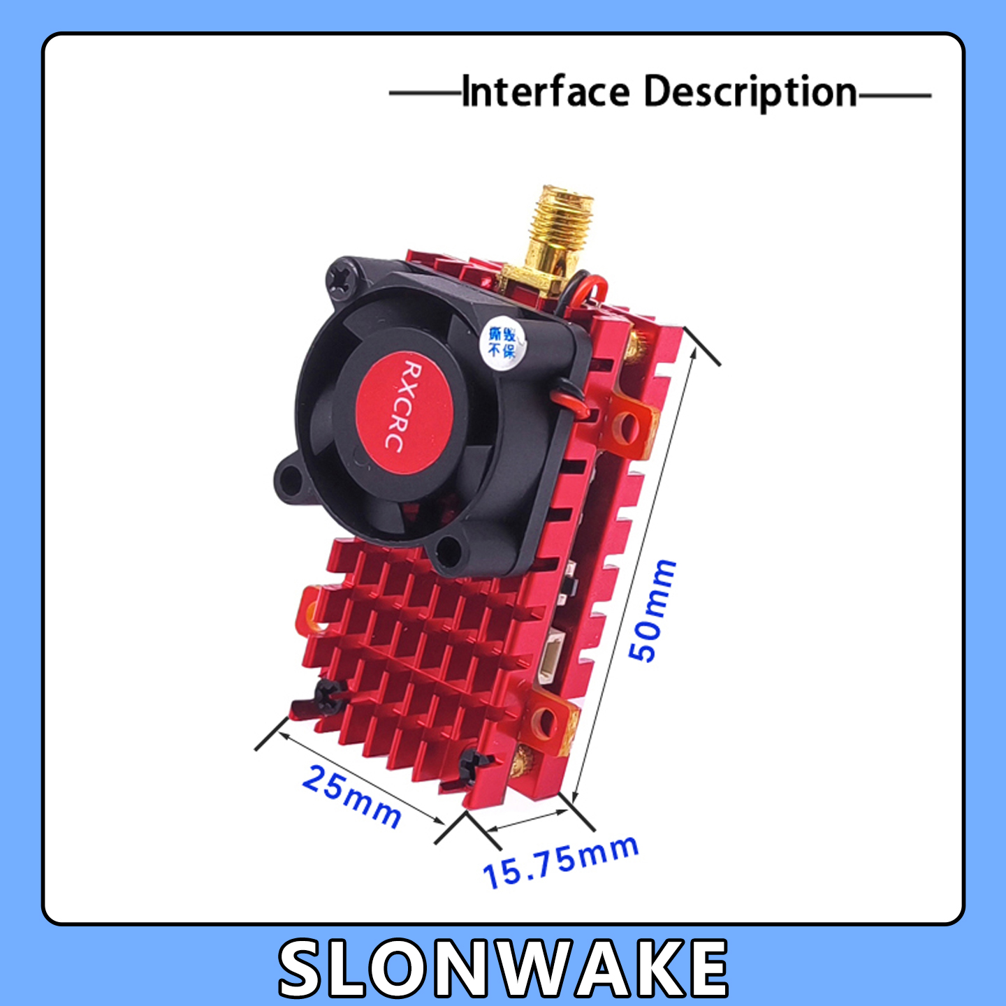 كاميرا SLONWAKE 5.8G 2W VTX FP - مراجعة Joystick Rc Drone وسعره