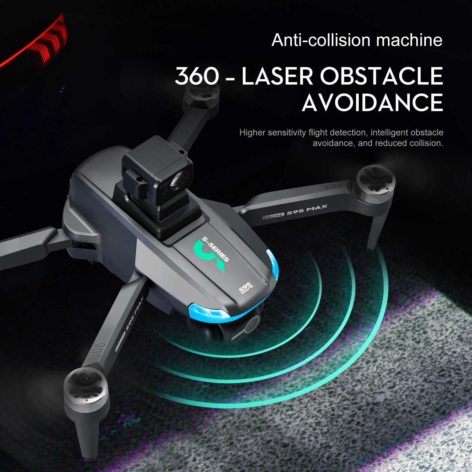جديد S9S ماكس طائرة صغيرة بدون - مراجعة Gps Module Drone وسعره