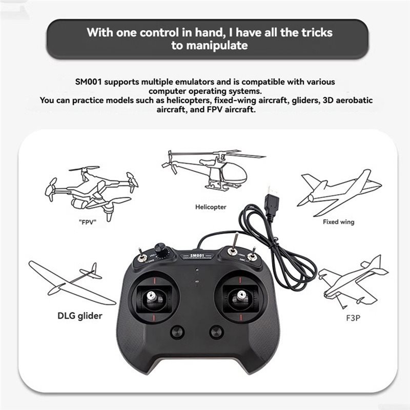 جهاز تحكم عن بعد SQPP-FS-SM001 - مراجعة Drone Rc Simulator وسعره