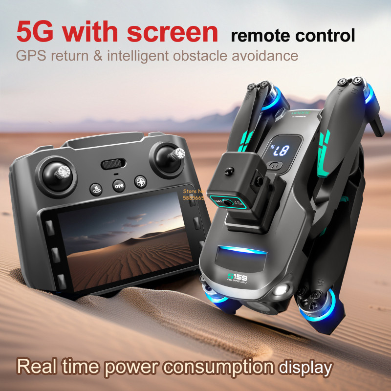 8K كاميرا مزدوجة 5G WIFI FPV ا - مراجعة Gps Module Drone وسعره