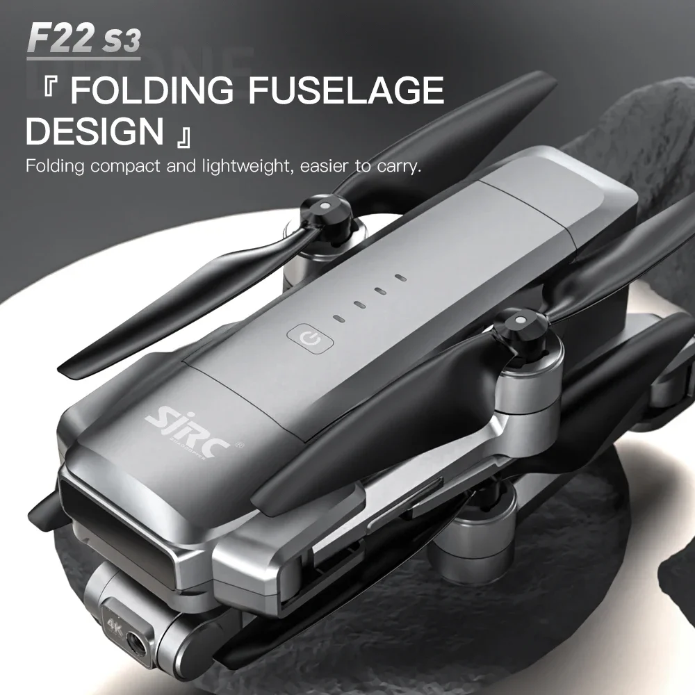 طائرة SJRC F22 S3 pro القابلة  - مراجعة Drone Vera Rc وسعره