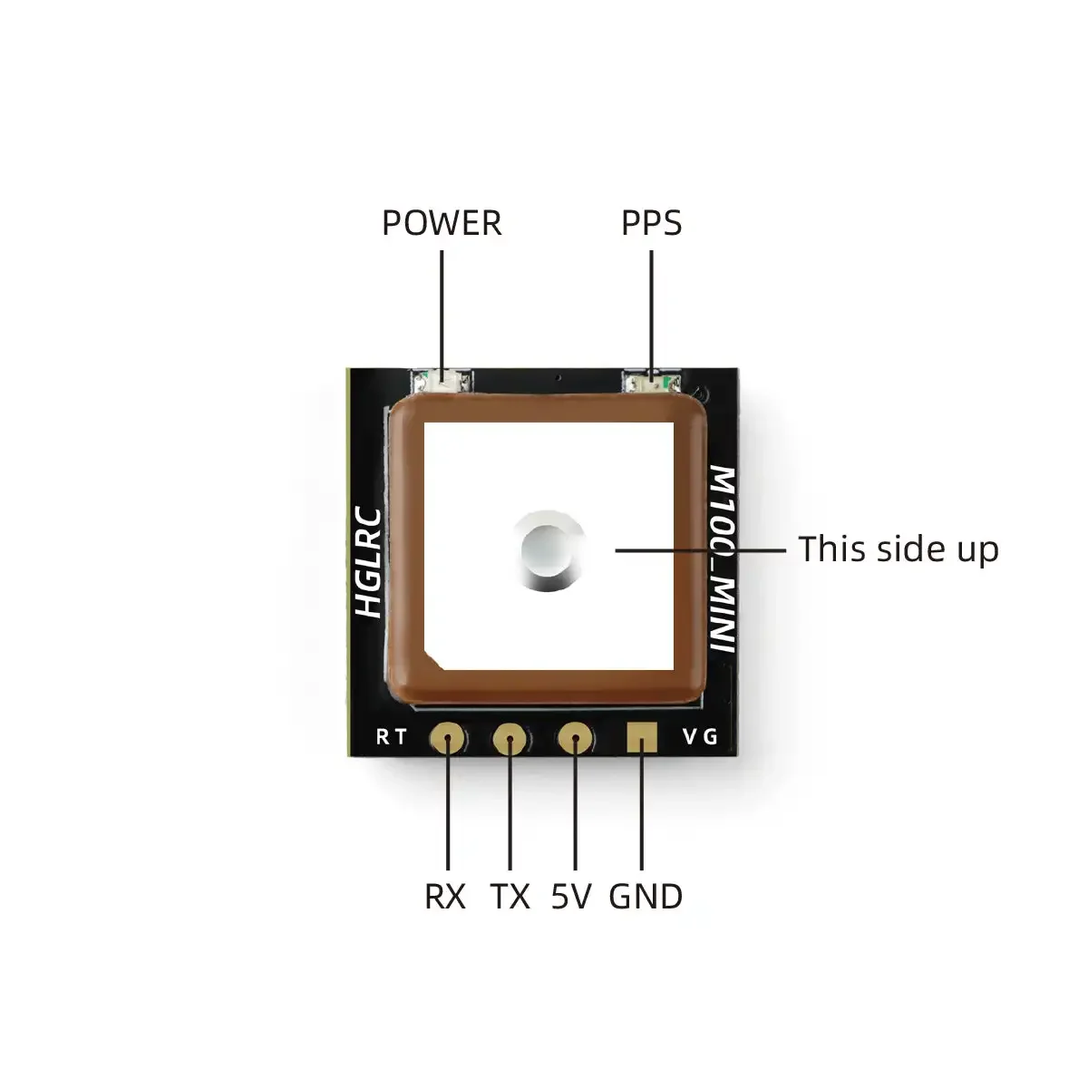 وحدة GPS صغيرة HGLRC M100 M10  - مراجعة Fpv Antenna Receiver وسعره