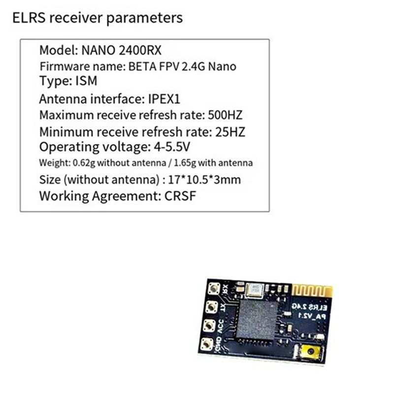 جهاز استقبال CYGJ-10PCS ELRS ب - مراجعة Fpv Antenna Receiver وسعره