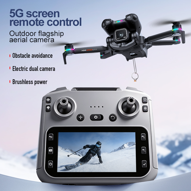 طائرة بدون طيار K900Max بدقة 8 - مراجعة Drone Avion Rc وسعره